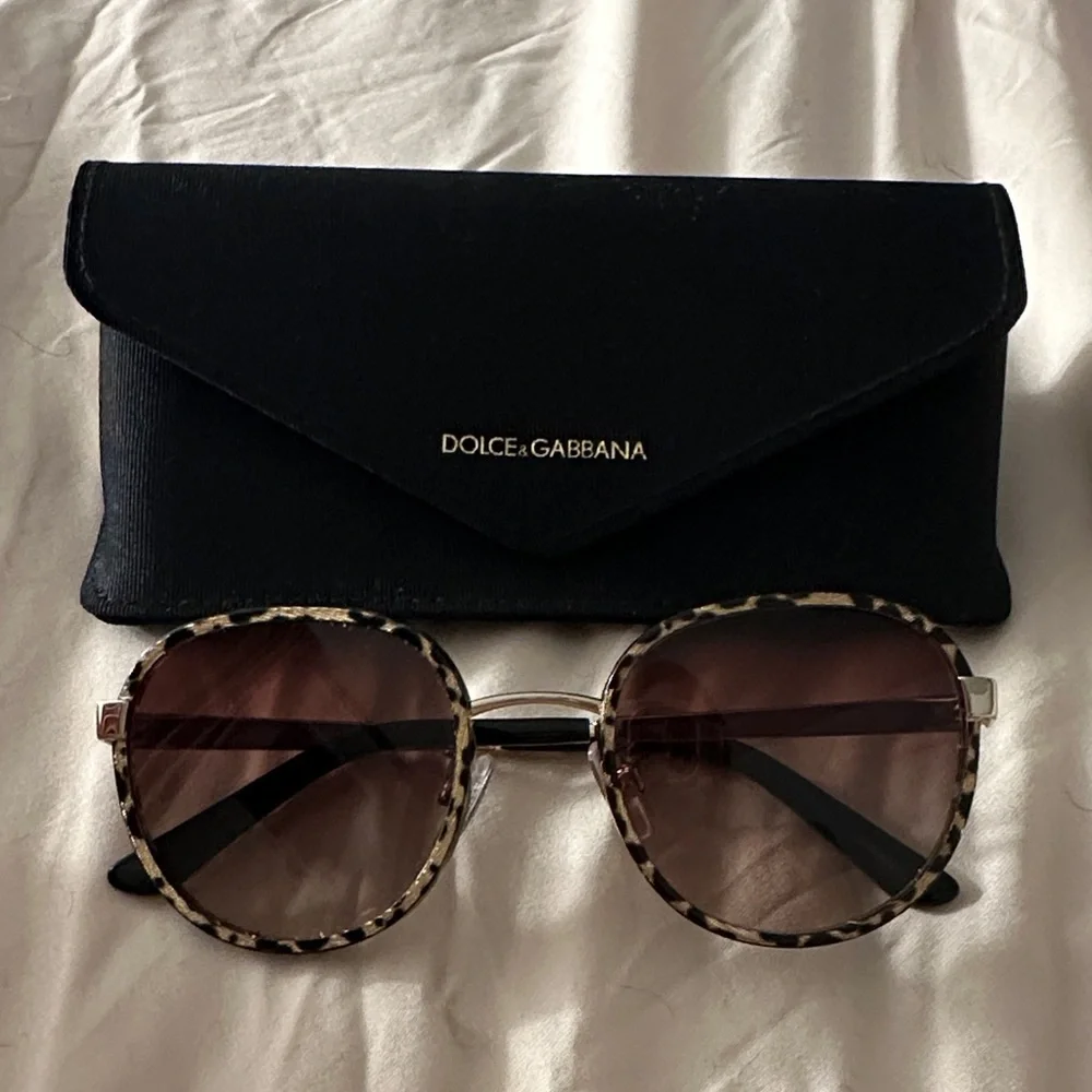 Dolce & Gabbana Leopard Sunglasses